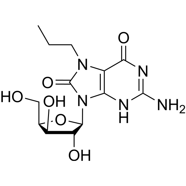7-n-Propyl-7,8-dihydro-8-oxo-9-(β-D-xylofuranosyl)guanine 2389988-44-5